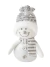 Muñeco de nieve colgante 10x3x17cm silver - comprar online