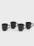 Set x 4 taza Orgánico Geo stoneware 273ml Arauco