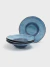 Set x 6 plato de pasta Orgánico Avant Garde stoneware 28cm Breeze