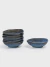 Set x 6 bowl ovalado Orgánico Avant Garde stoneware 14.5cm 265ml Breeze