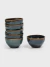 Set x 4 plato hondo orgánico Avant Garde stoneware 21.2cm 600ml Oceano