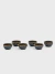 Set x 6 cuenco Orgánico Panelinha stoneware 6.5x3cm 50ml Oceano