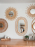 Espejo Oval Sang Fibras Naturales 51x76 Cm - comprar online