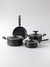 Bateria de Cocina Chef Negra Feuer 7 Piezas