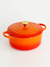 Cacerola Hierro Enlozado Feuer 25 cm Naranja - tienda online