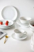 Juego de Vajilla Porcelana Amparo Blanco 18 Piezas en internet