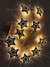 Guirnalda 10 Luces Estrellas Metal - tienda online