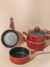 Batería de Cocina Roja Feuer Jena 7 Piezas - comprar online