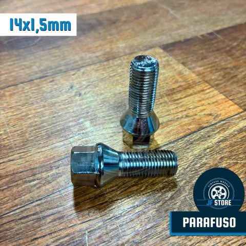 Parafuso Cromado 14mmx1,5mm