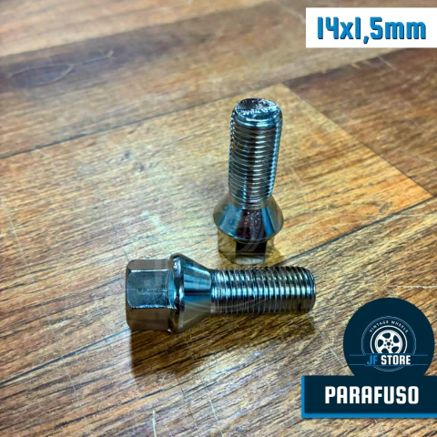 Parafuso Cromado 14mmx1,5mm