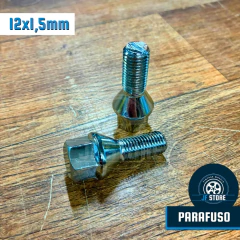 Parafuso Cromado 12mmx1,5mm