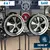 Jogo de Rodas YKW 911 Fuchs Aro 16 Talas 6 e 7 Preta Diamantada Importada / 5 Furos (5x112)
