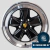 Jogo de Roda Raw Classics Réplica Porsche 911 Fuchs Aro 16 Tala 6 e Tala 7 Preta / 5 Furos (5x112) - JF STORE | Vintage Wheels