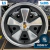Jogo de Roda Raw Classics Réplica Porsche 911 Fuchs Aro 15 Talas 4,5 e 6,5 Preta com Polido / 5 Furos (5x205)
