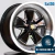 Jogo de Roda Raw Classics Réplica Porsche 911 Fuchs Aro 16 Tala 7 Preta / 5 Furos (5x130)