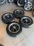 [MONTADA] Jogo de Rodas Sprintstar Aro 15 Talas 5,5 e 6,5 Preta Diamantada / 4 Furos (4x130) + Kit 4 Pneus Minerva Novo na internet