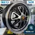 Roda Raw Classics Fuchs II Aro 15 Tala 4,5 Preta Diamantado / 5 Furos (5x130)
