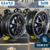 Jogo de Rodas Raw Classics Réplica Porsche 911 Fuchs II Aro 15 Talas 4,5 e 5,5 Preta Diamantada / 5 Furos (5x130) na internet