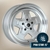 Jogo de Rodas KR C09 Réplica Weld Pro Star Aro 15" Tala 7 e 8 Prata Diamantada / 5 Furos (5x114) - comprar online