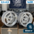 Jogo de Rodas Raw Classics Réplica Raider Aro 15 Talas 5,5 e 6,5 Prata Diamantada / 5 Furos (5x205)