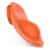 Vibrador de calcinha S-Hande modelo Leaf na cor laranja com design ergonômico e controle recarregável