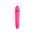 Bullet massageador de clitóris pequeno na cor pink com formato cilíndrico e ponta arredondada