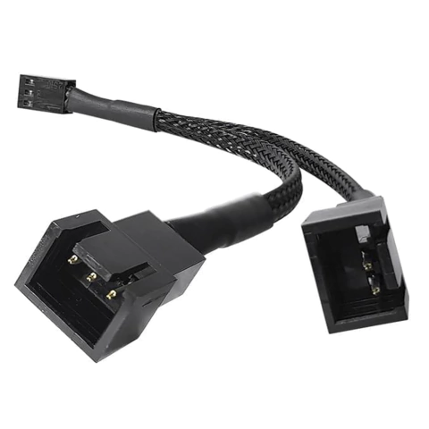 Cable Divisor PWM para 2 Cooler de 3 Pines Nisuta NS-CAPWM2