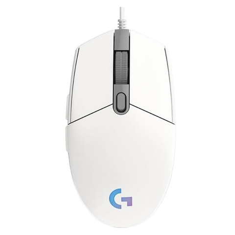 Mouse Gamer Logitech RGB Lightsync G203 8000 DPI Blanco