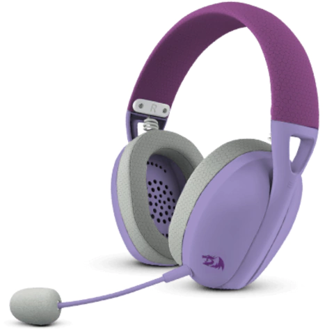 Headset Gamer Inalambrico Redragon Ire Pro H848PL Blanco y Violeta - comprar online
