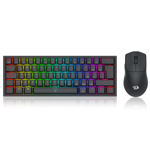 Kit Teclado y Mouse Gamer RGB Redragon S143 - comprar online