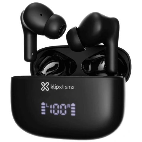 Auriculares Bluetooth C/Mic Klip Xtreme Edge Buds Ultra Negros
