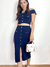 conjunto tricot azul marinho na internet