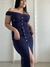 conjunto tricot azul marinho - loja online