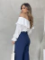 Blusa Crepe Ombro a Ombro - comprar online