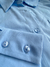 camisa feminina oversized azul - loja online