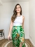 Saia Midi Verde Estampada - loja online