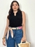 blusa regata polo tricot preto na internet