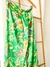 Saia Midi Verde Estampada na internet