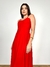 vestido longo fluido vermelho