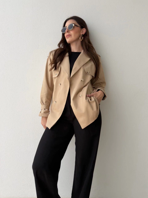 Trench Coat Alongado