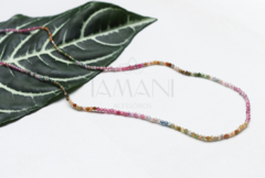Turmalina Melancia Degrade (2mm) - Joias em Pedras Naturais, Peças Exclusivas e Artesanais - Iamani Loja