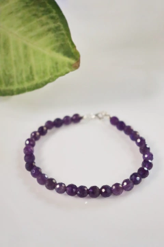 Pulseira Ametista Extra Facetada - comprar online