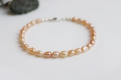 Pulseira Pérola Pêssego - Prata 925 na internet