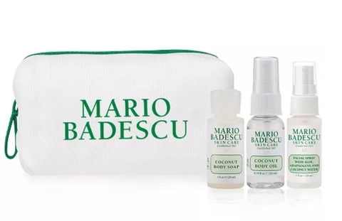 Mario Badescu - Kit 3 produtos travel size + necessaire