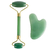 Kit Massageador Roller e Guasha Pedra de Jade
