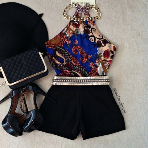 SHORT Larissa no Piquet( COR PRETO)