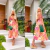 Conjunto MARIANE NO CREPE ACOMPANHA CROPPED+SAIA(ESTAMPA VIBES )