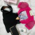 T-shirt SCARPIN D/ NA APLICACAO COM STRASS /CHATONS E TULE/MANGA PRINCESA EM TULE DE POÁ( COR PINK)