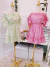 Vestido MARÍLIA NO CREPE ( ESTAMPA ESTRELAS/FUNDO COR LAVANDA ) - comprar online