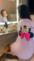 Vestido/Camisa MB No Tricoline / Botões na frente ( Listrado Rosa/Branco/MInnie) - comprar online